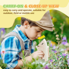 Koolpte Kids Microscope is portable and handheld for field exploration.