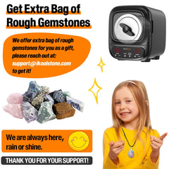 KoolStone C1 Pro Max gemstones and polishing kit ready for tumbling