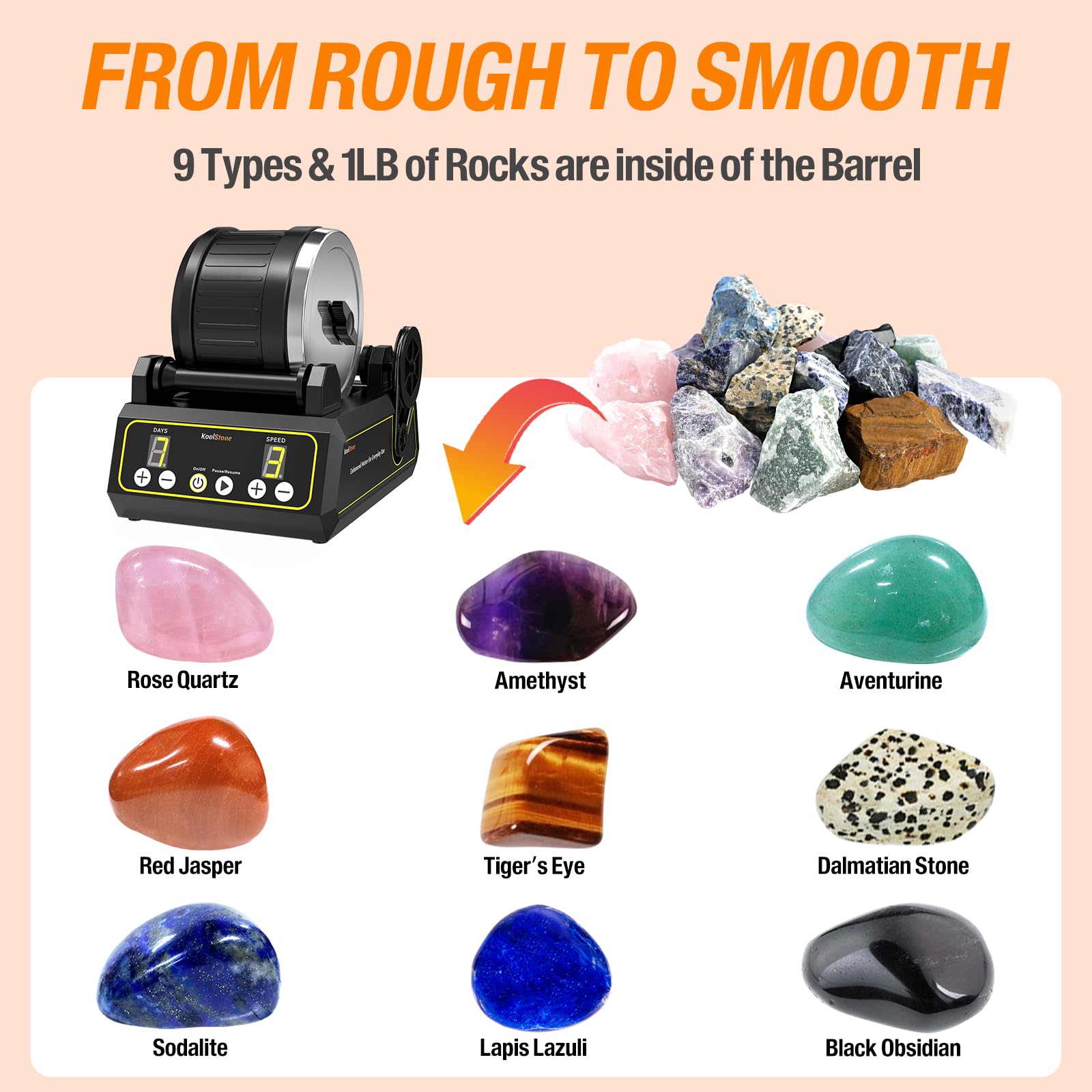 KoolStone C1 rubber barrel reduces noise for quieter sessions