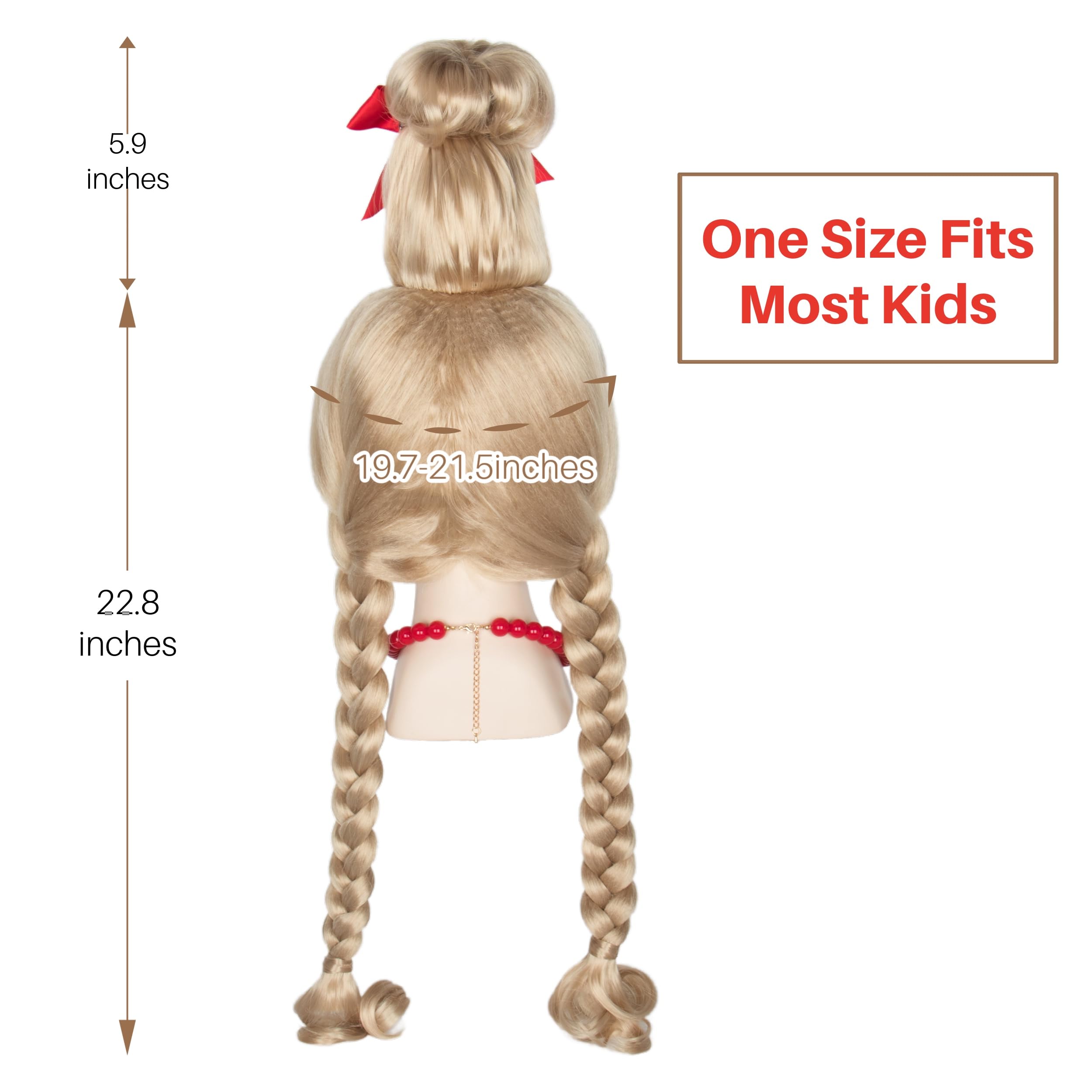 Koonfan Cindy wig adjustable straps for comfortable fit