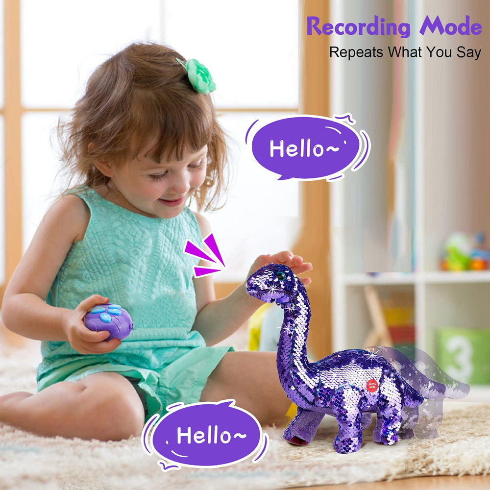Koonie dinosaur talkback repeats your words for interactive fun