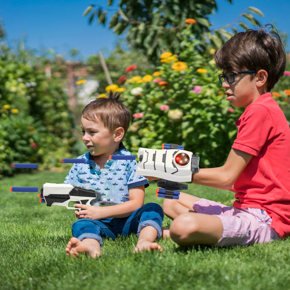 KooRare loading action demonstrates easy, kid-friendly firing.