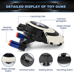KooRare Shield Dart-Blaster with star light effect enhances nighttime pretend play
