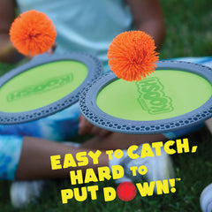 Lightweight Koosh paddles deliver responsive bounce and quick catches