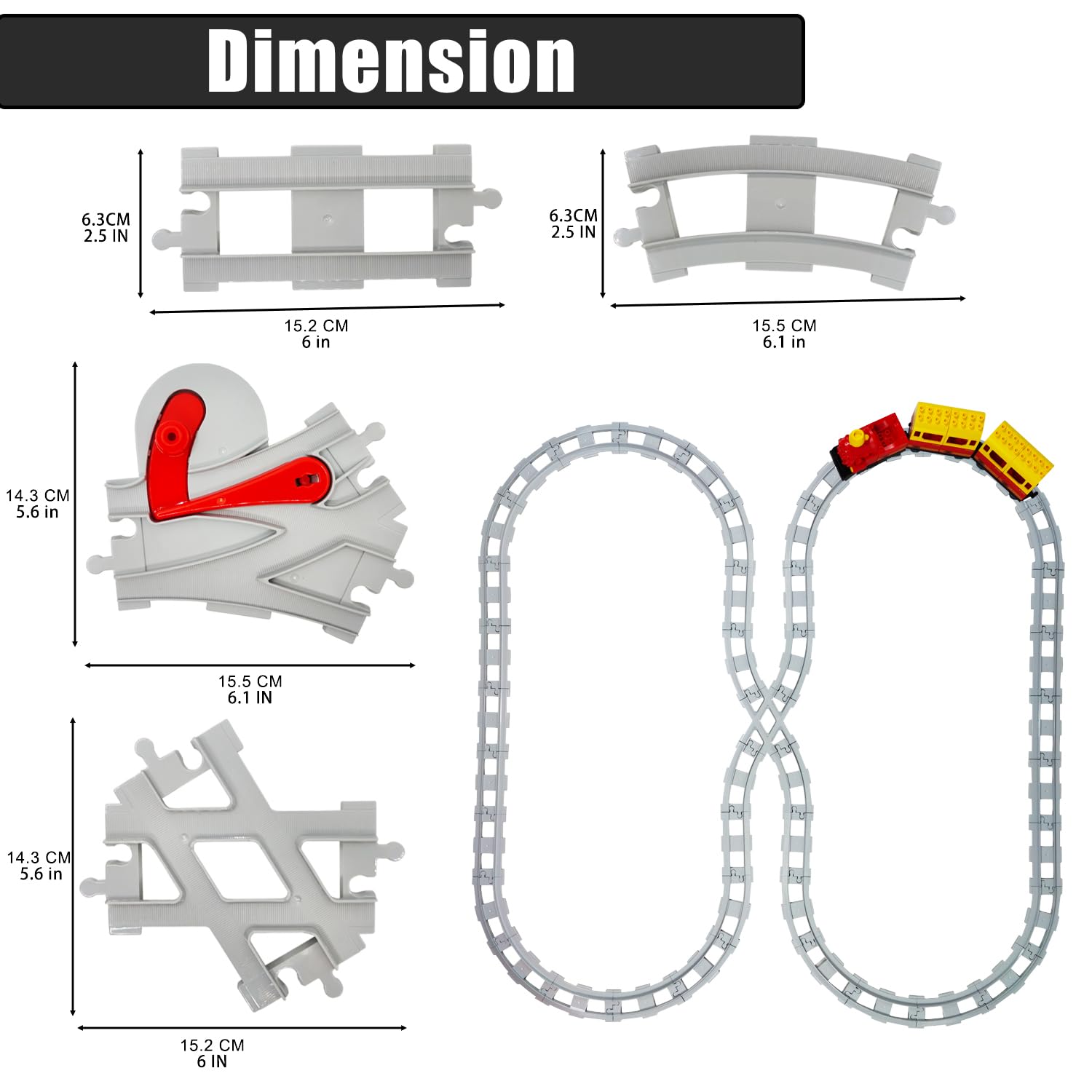 Koowants straight-tracks-14 emphasize sturdy, easy-to-handle pieces for quick setups.