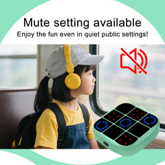 KOQQQ Tic-Tac-Toe Bolt Game cyan travel-compact setup