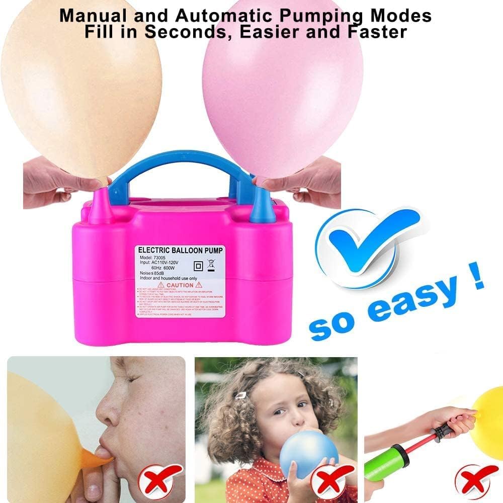 KOSBON balloon inflator in use demonstrates high-volume capacity.