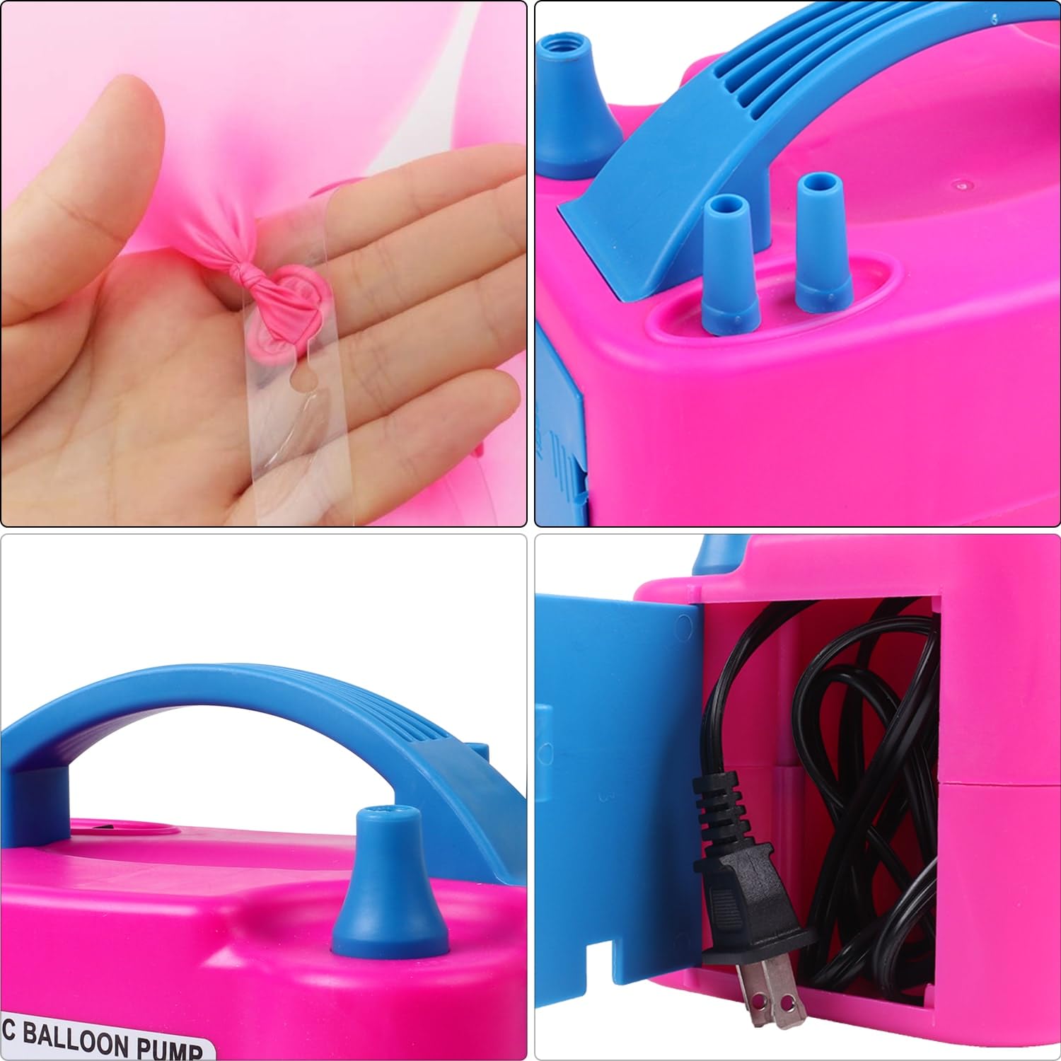 KOSBON portable pump with handle ideal for parties and venues.