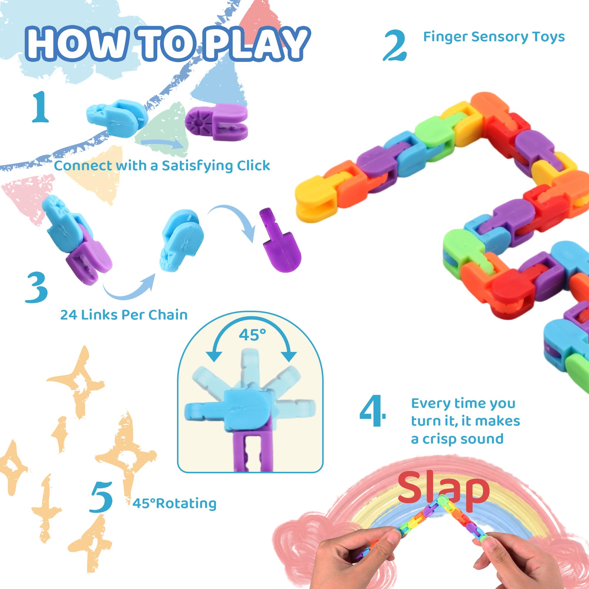 Kosiden travel-friendly fidget toy set fits pockets for on-the-go busy hands.