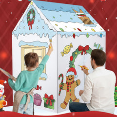 Kosiz two house set ideal for classroom or party decorations