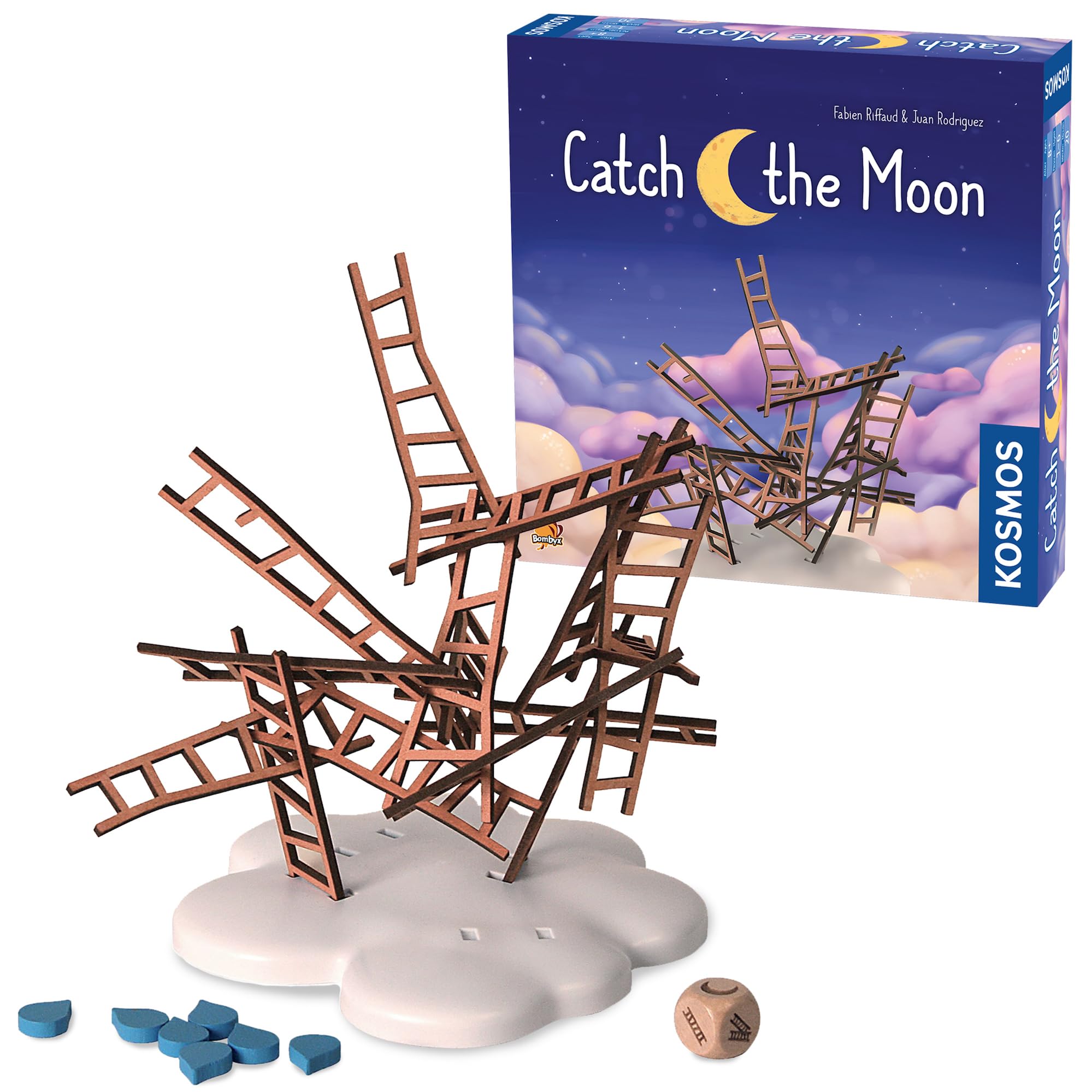 Kosmos Catch The Moon box front inviting family play with whimsical design