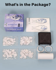 KOSTBAR vase parts are labeled for easy reassembly after mix-ups.