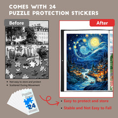 KOSTBAR inner page measures 20.8 by 28.3 inches to fit most puzzles