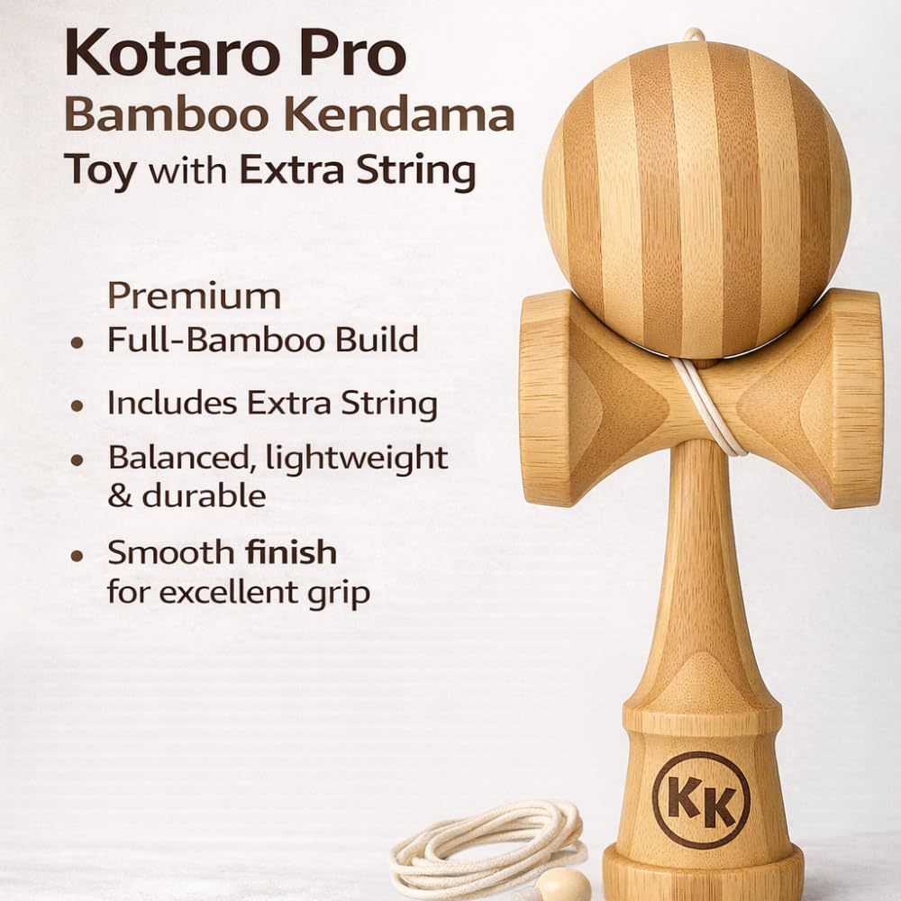Kotaro Kendama traditional ken design with precision cups