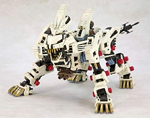 Kotobukiya ZOIDS Liger Zero display-ready pose with Flying Base Neo