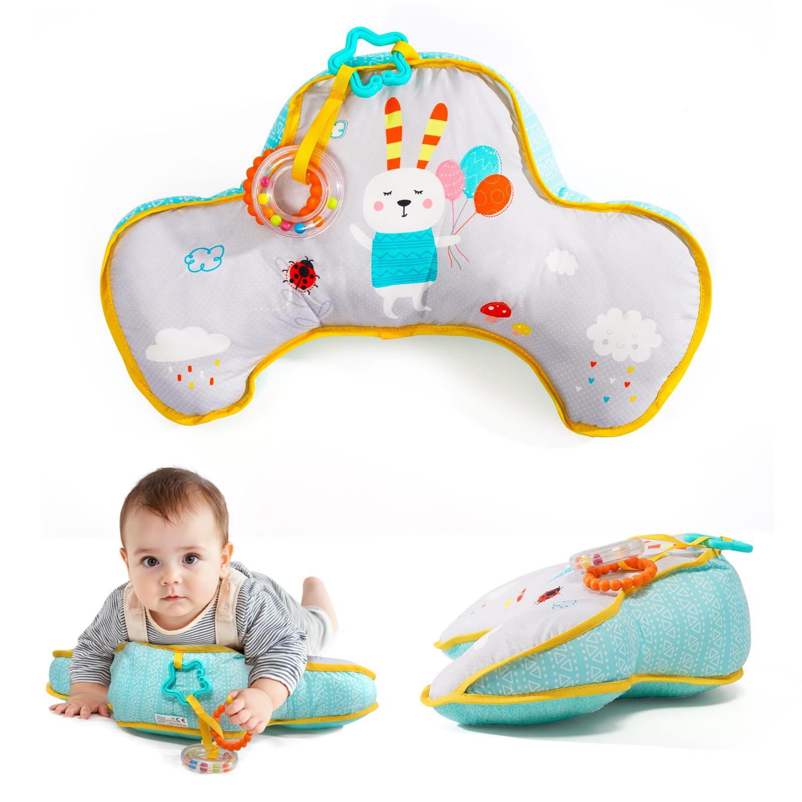 Koty Montessori sensory tummy time pillow supports gentle newborn play
