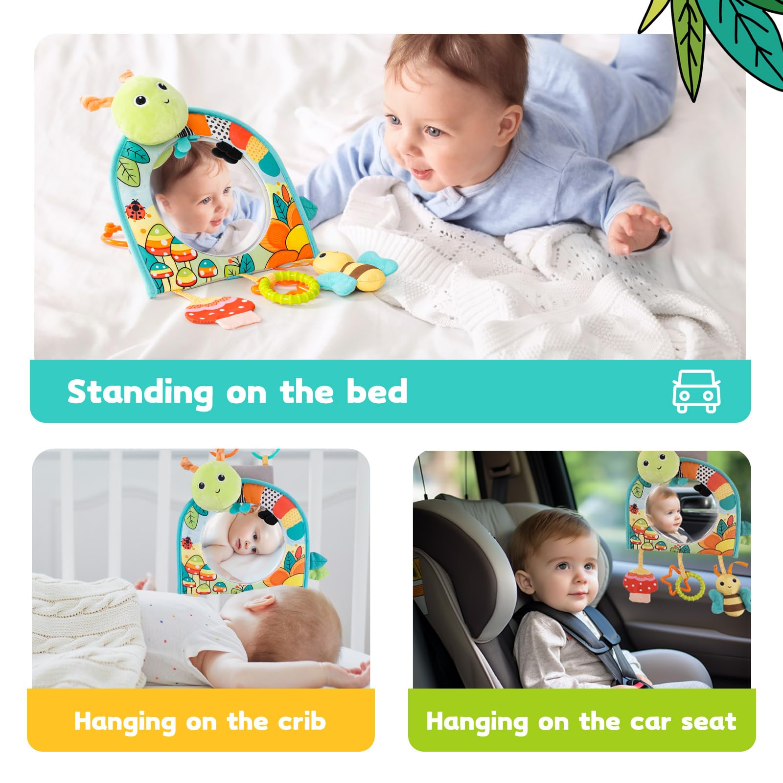 Koty travel-friendly baby toy teether for soothing and play in transit.