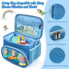 Kowenlic blue water-resistant exterior reduces spills and keeps contents tidy