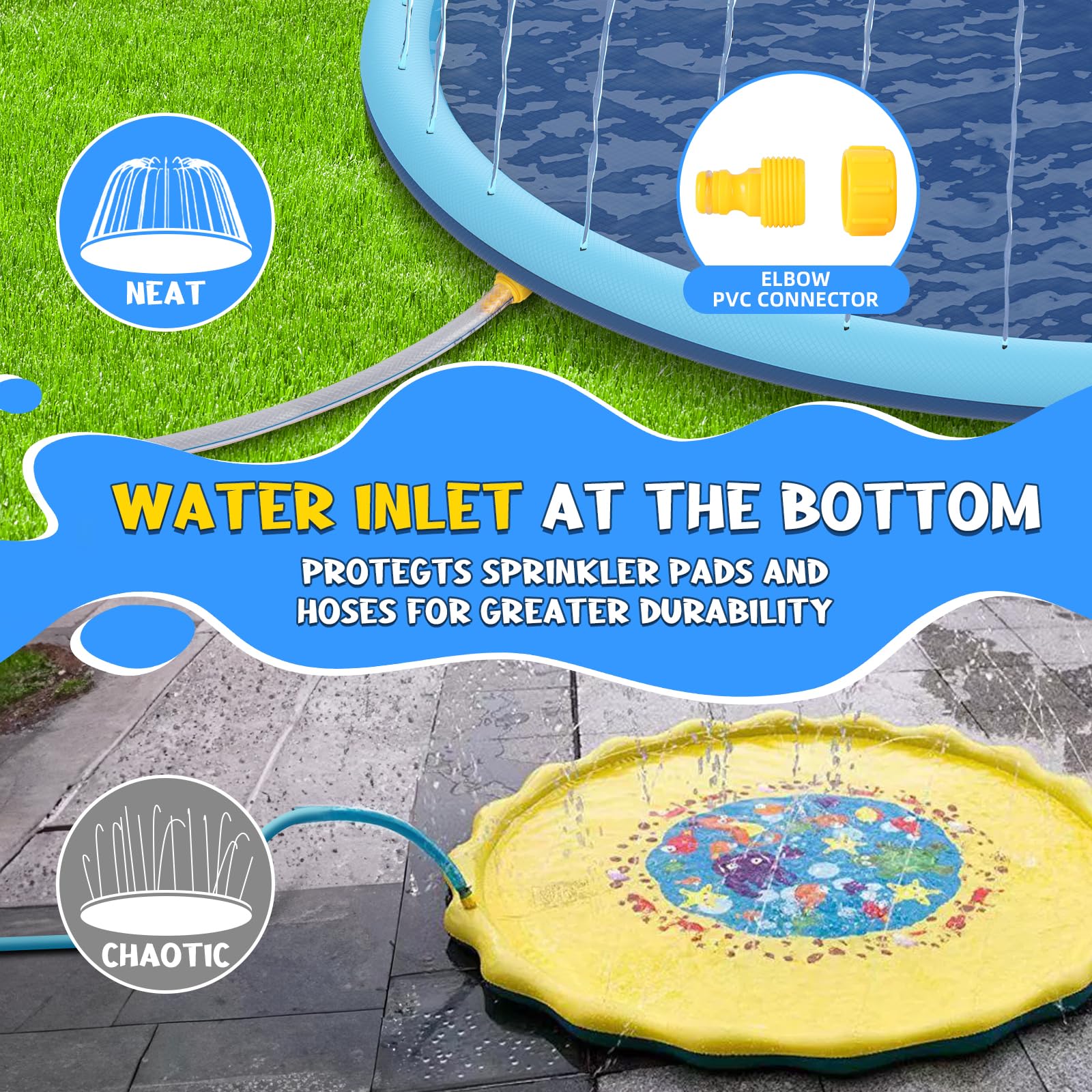 KOXOBET portable water play hub for backyard, beach, and park use.