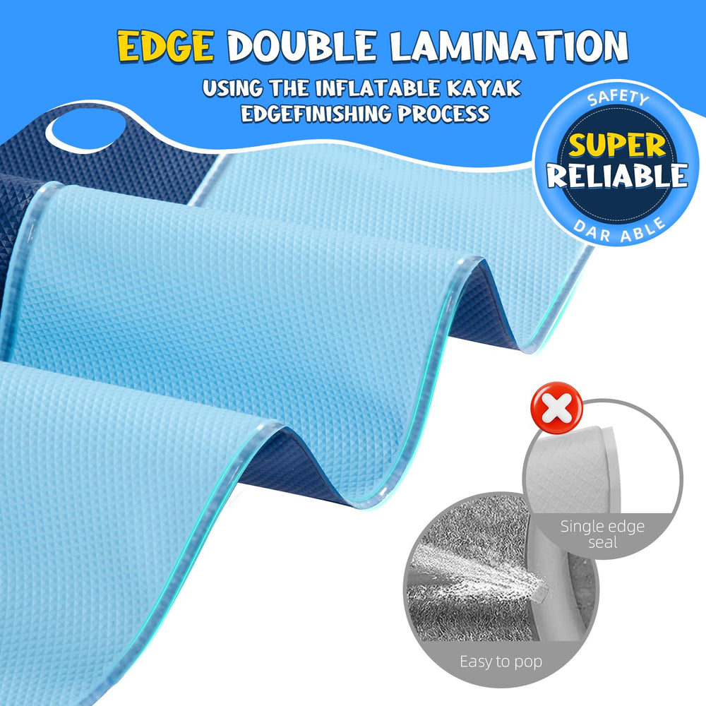 KOXOBET premium inflatable slide construction withstands active water play.