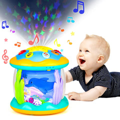 Koyiwa Baby Toys star projector emits soft light to soothe baby at night