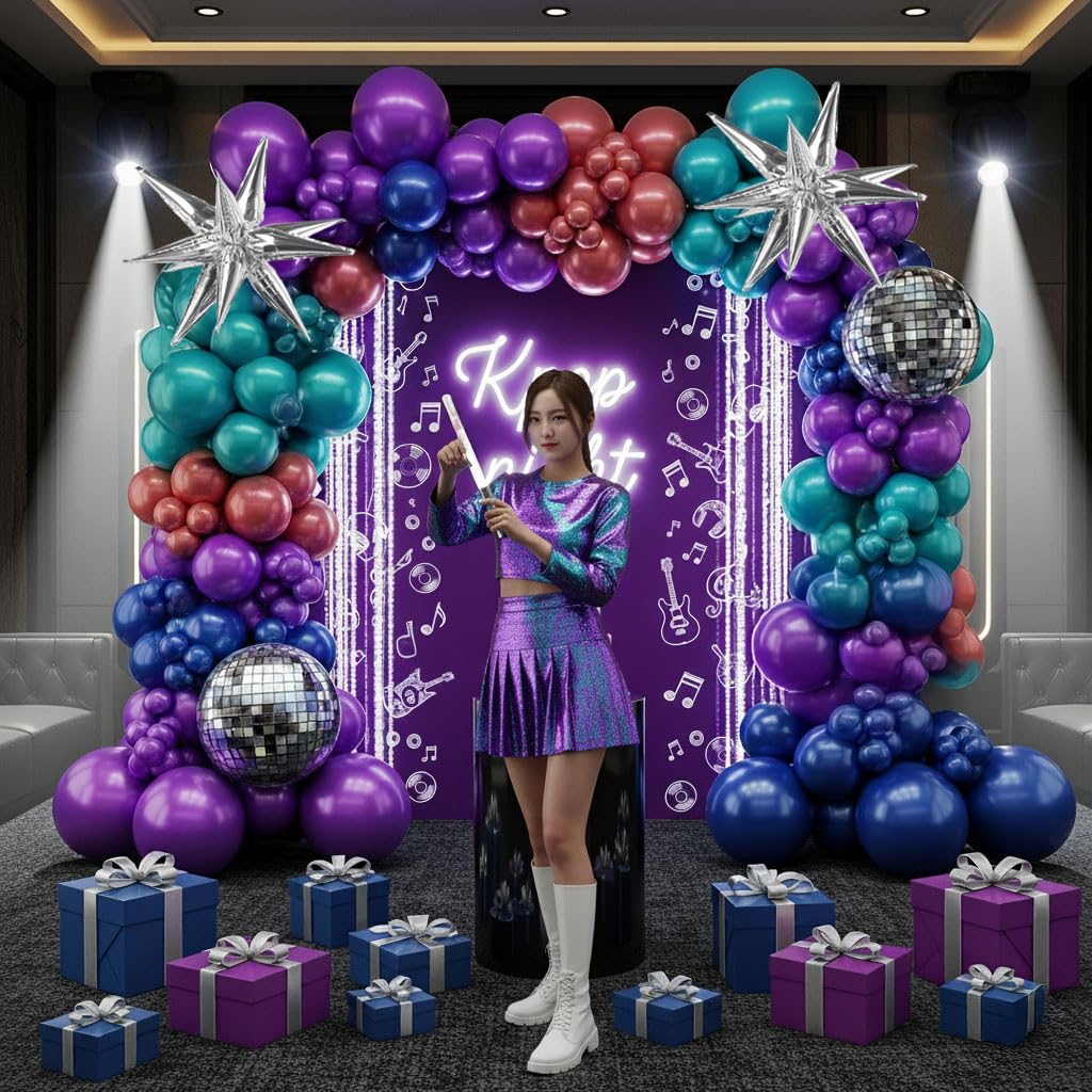 Kozee 80s/90s themed party decor set adds retro flair