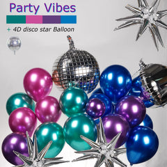 Kozee galaxy theme balloon decor kit creates celestial ambiance