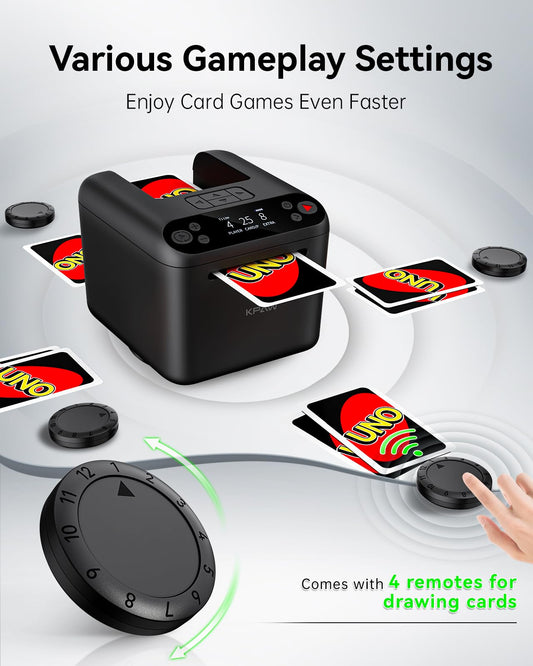 KPAW card dealer LED display offers clear, quick settings.
