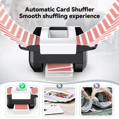 KPAW Card Shuffler 2-deck capacity keeps games flowing smoothly