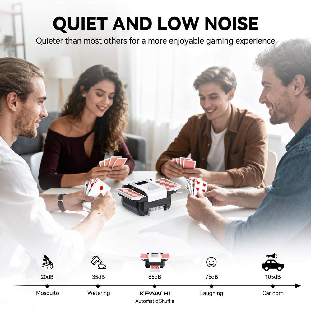 KPAW Card Shuffler portable size fits game nights anywhere