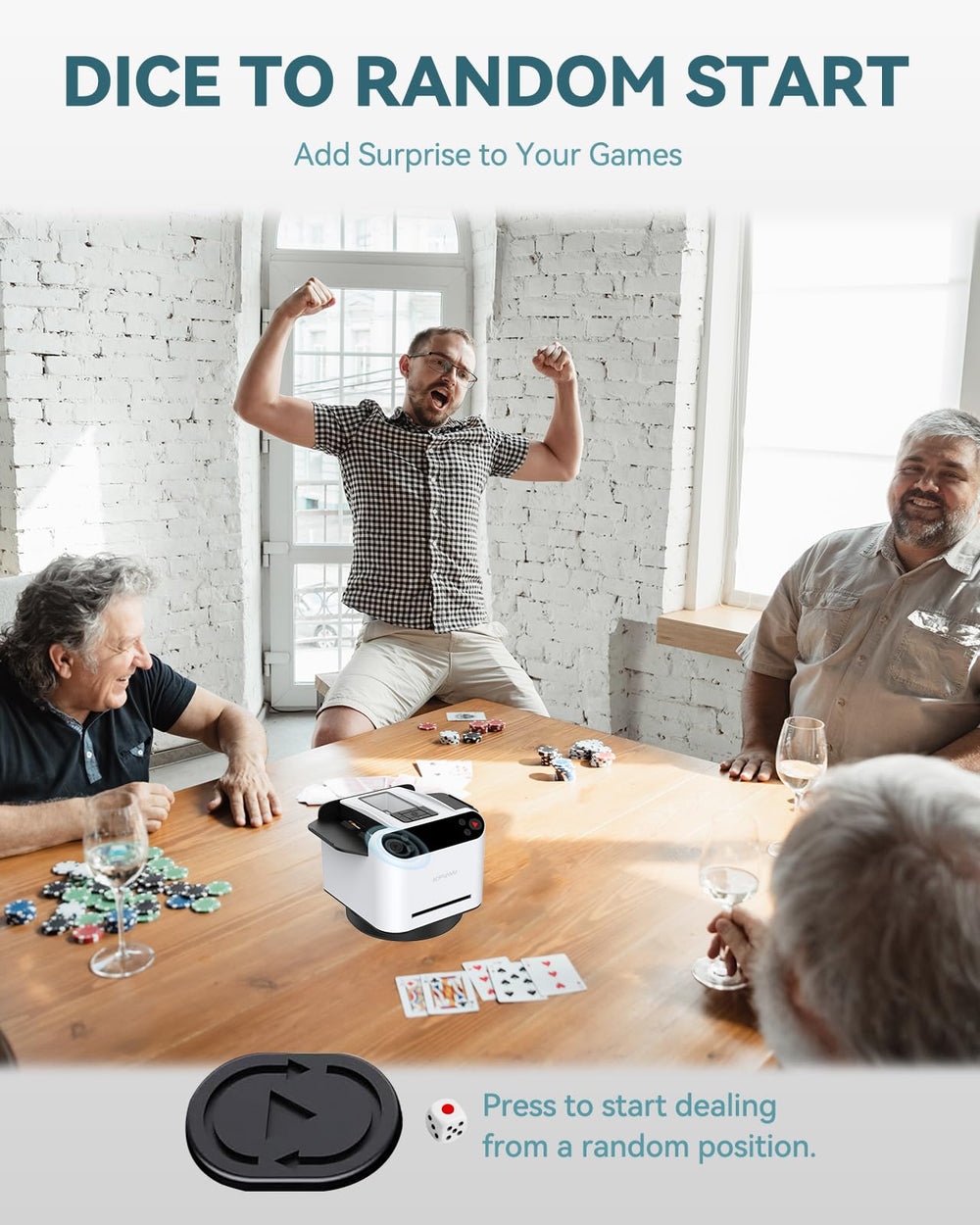 KPAW touch-sensitive pause for quick mid-deal control