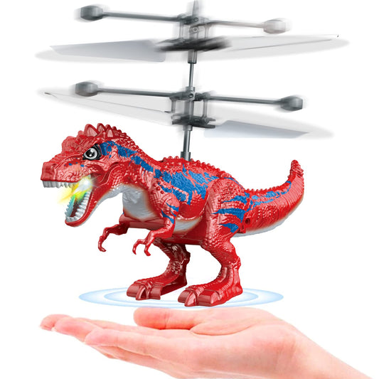 KPPIT Dinosaur Flying Ball front view, compact indoor-friendly design for kids.