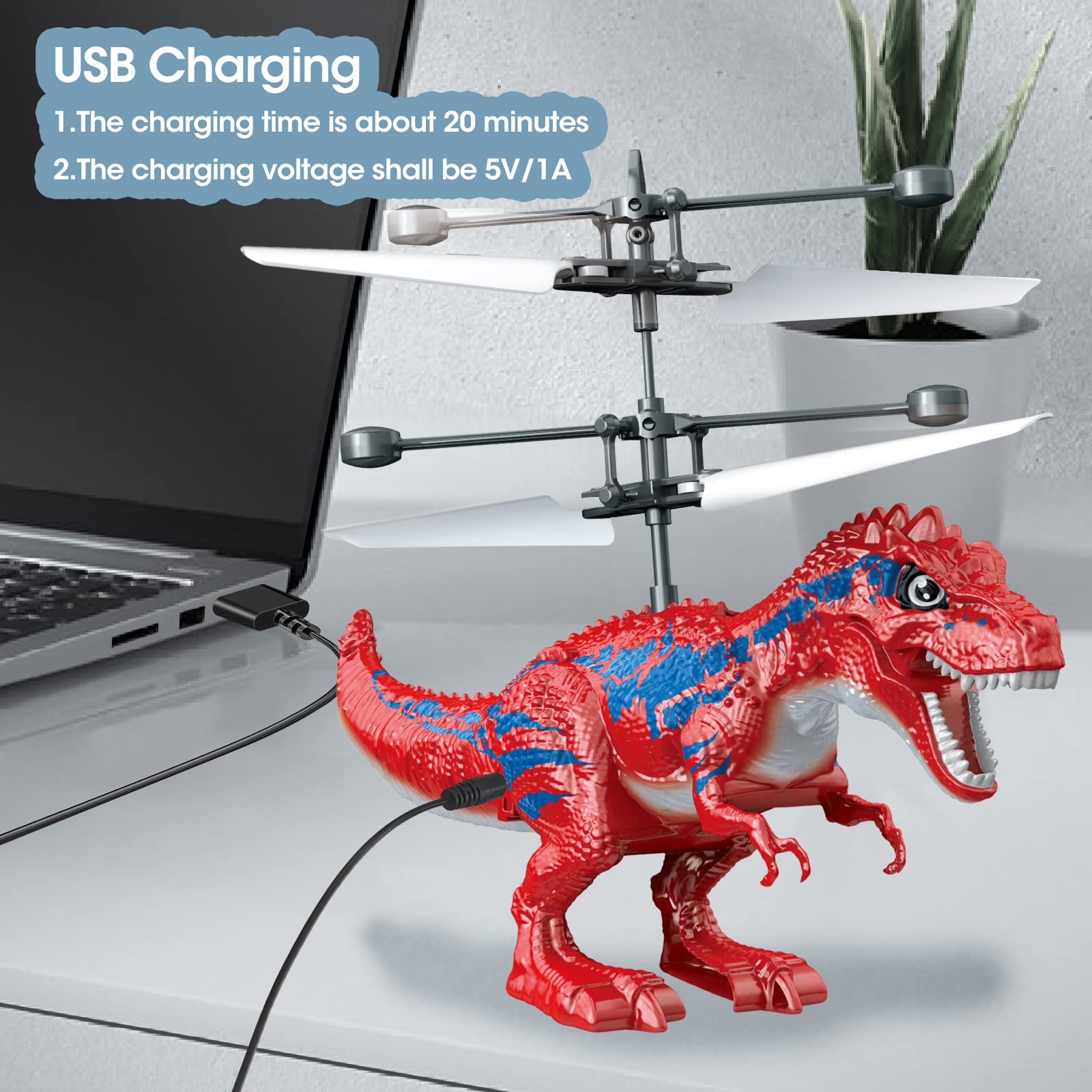 KPPIT Dinosaur Flying Ball in flight showcasing dynamic movement.