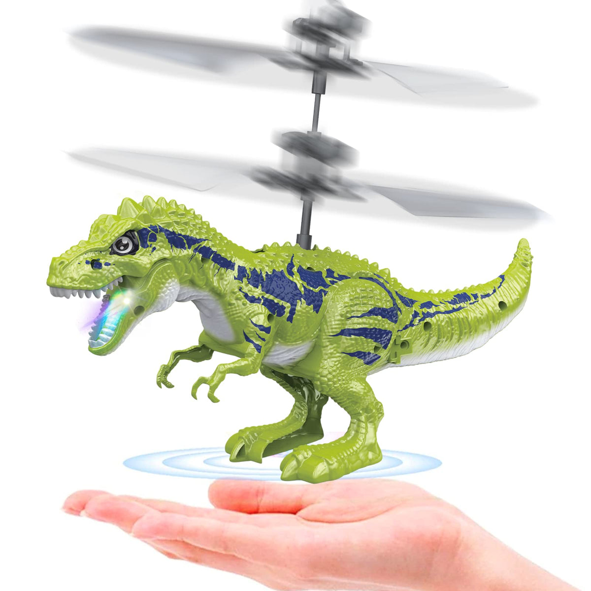 KPPIT dinosaur toy flying ball in action for exciting outdoor play