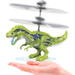 KPPIT dinosaur toy flying ball in action for exciting outdoor play