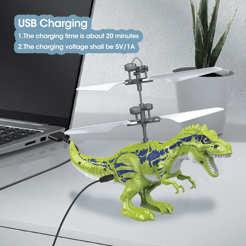 KPPIT RC dinosaur with infrared sensors enabling safer hover