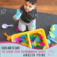 Kraftex sensory table easy clean design makes cleanup quick after play sessions.