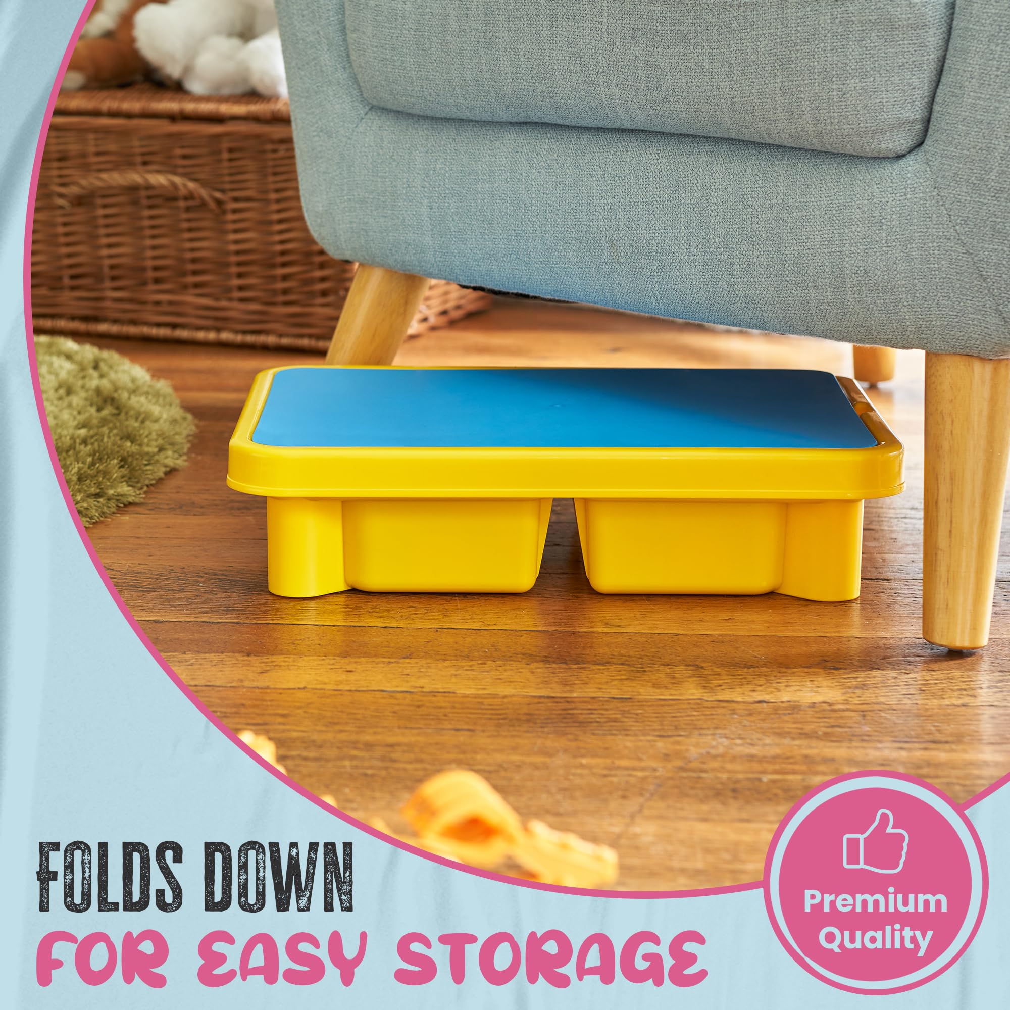Kraftex sensory table lid doubles as a drawing surface during breaks.