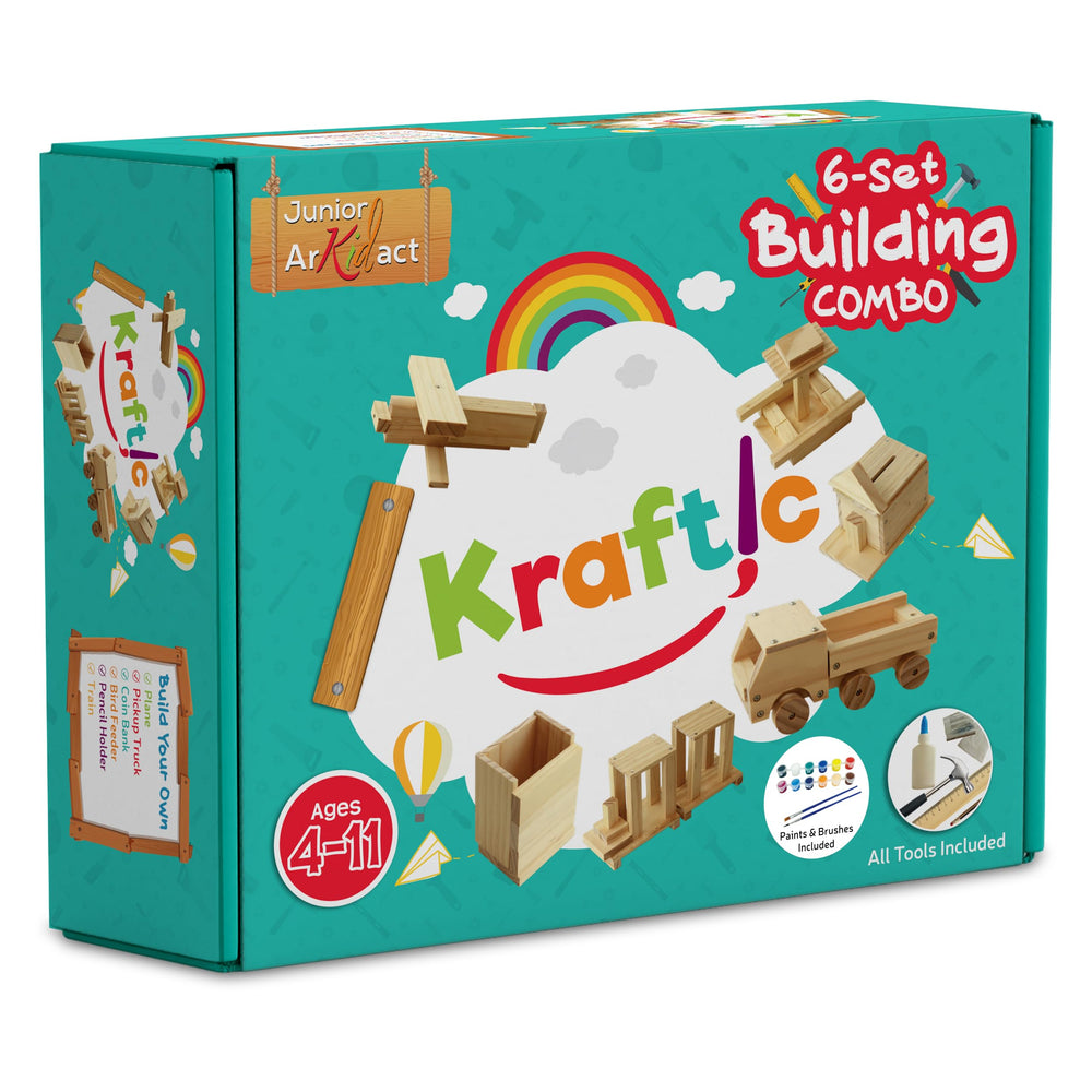 Kraftic gift-packaging is ready for gifting to budding makers.