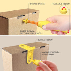 Kraftzoo Cardboard Cutter safety design protects little hands during play.