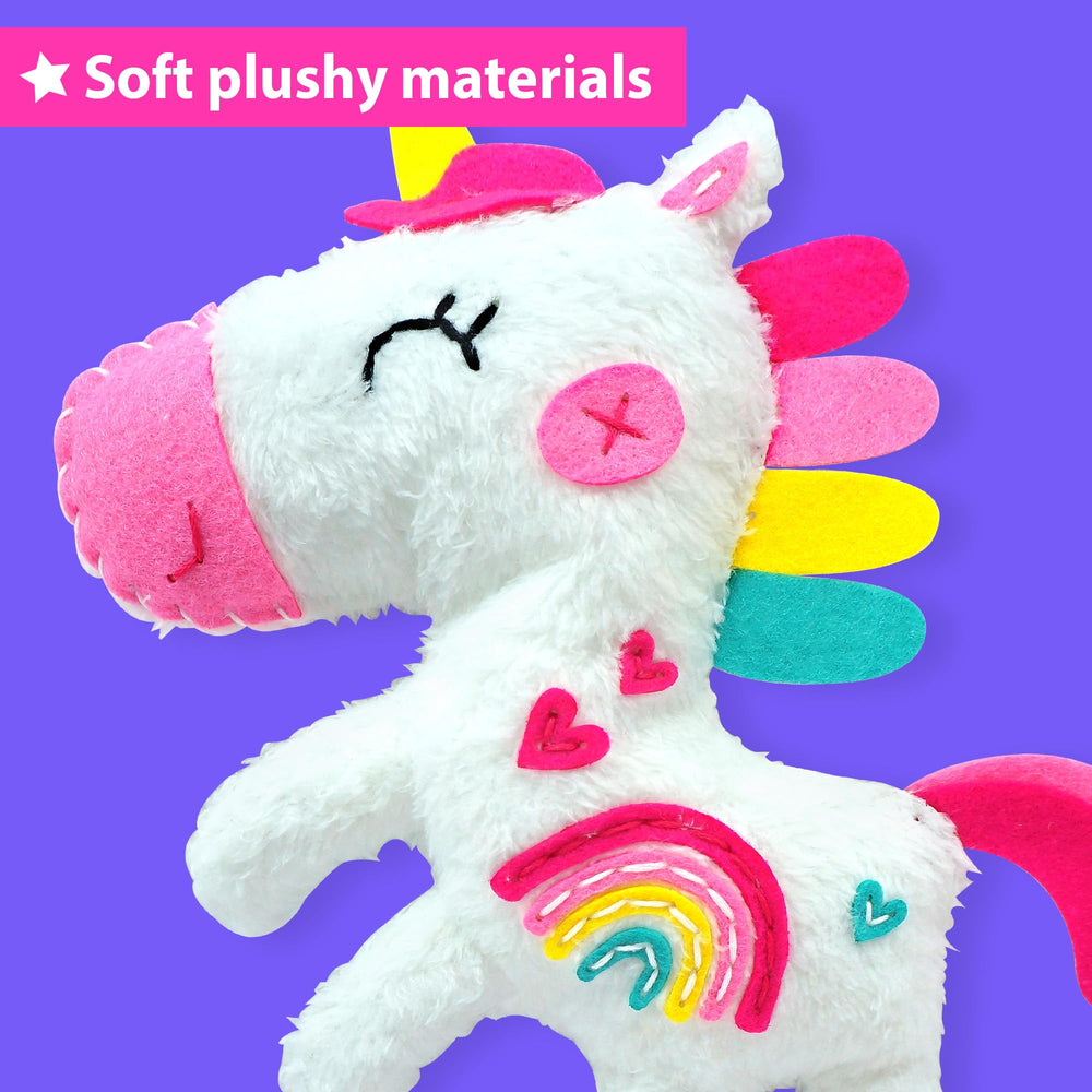 KRAFUN illustrated instructions guide kids through easy sewing projects.