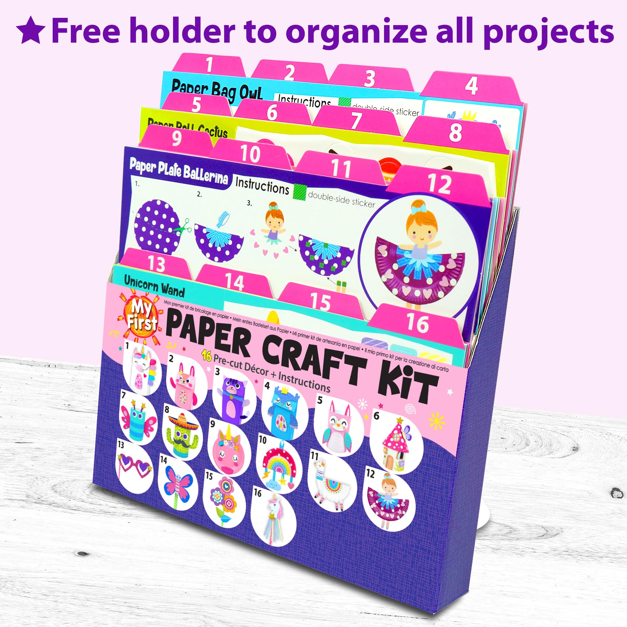 KRAFUN Beginner art crafts instructions help kids learn step-by-step creativity
