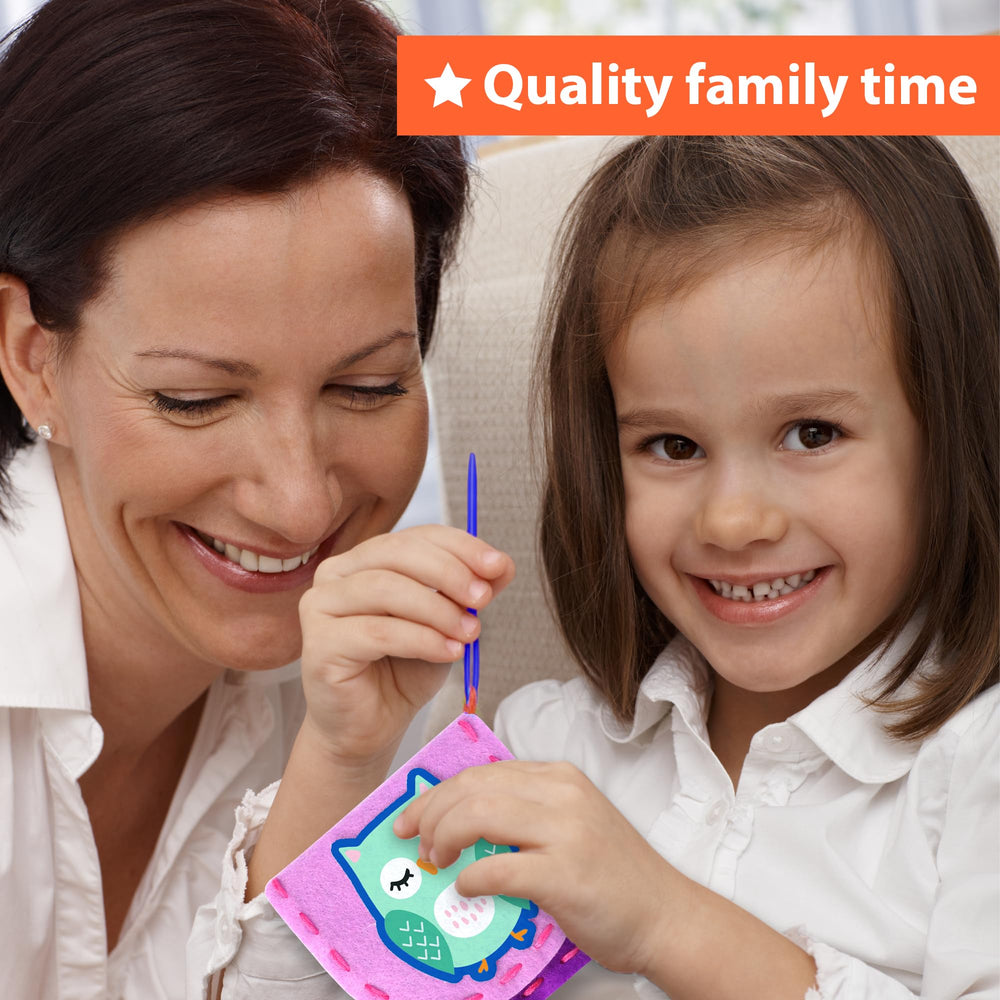 KRAFUN clear visual instructions help kids sew with confidence.