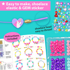 KRAFUN gem stickers included to decorate unicorn bracelets