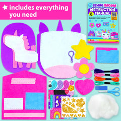 KRAFUN My First Unicorn plush doll ready for cuddles and imaginative play.