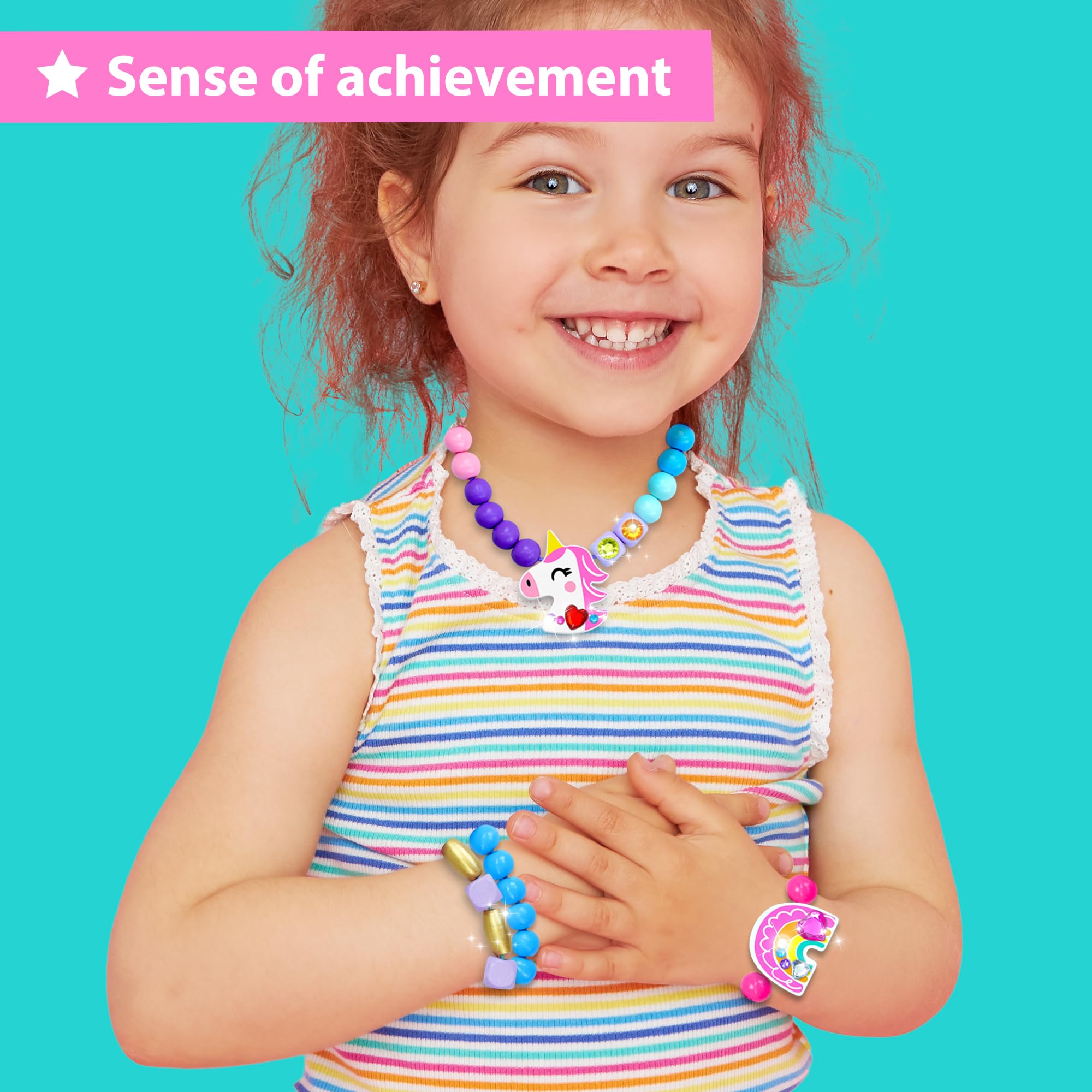KRAFUN no-mess crafting with pre-punched beads and simple assembly