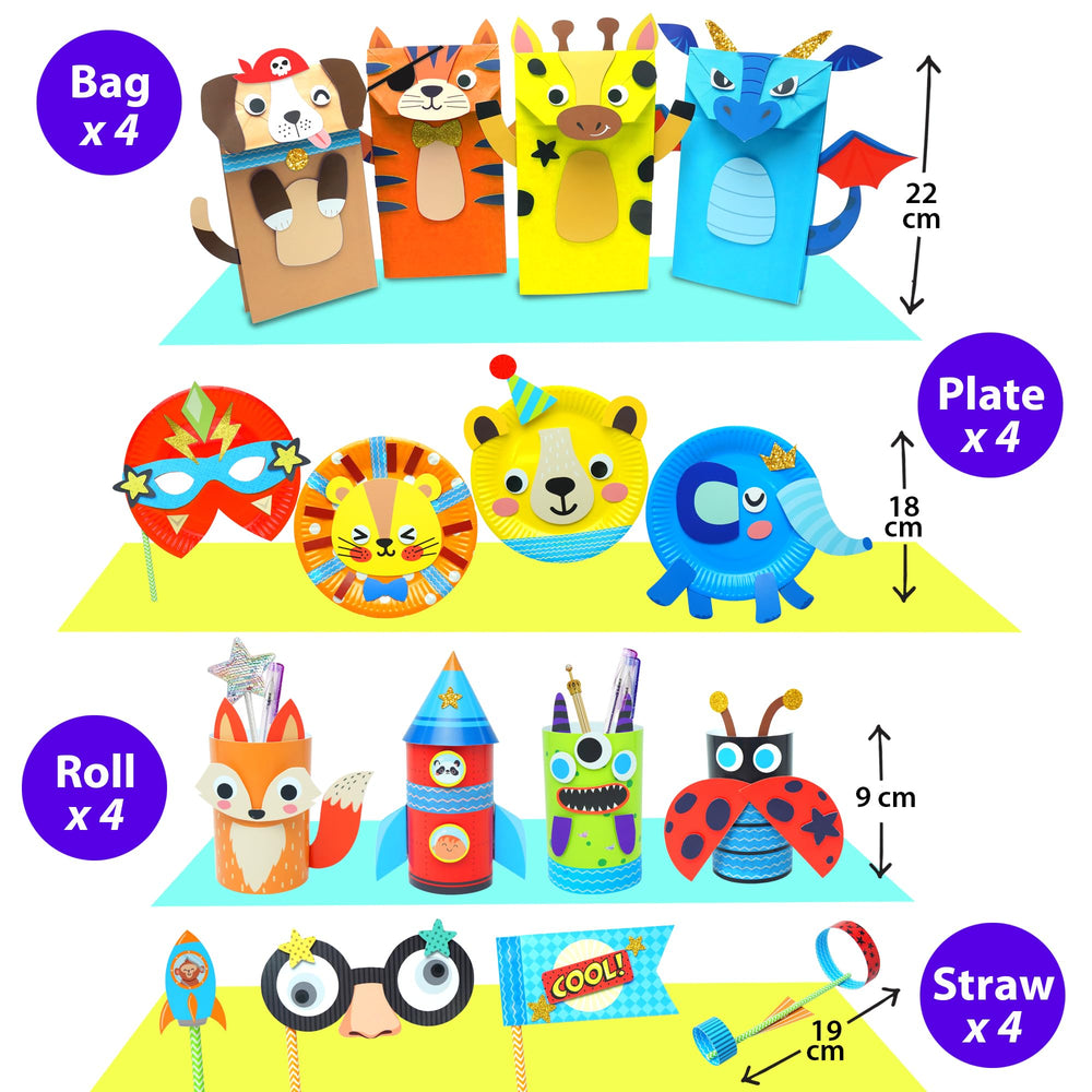 KRAFUN organized craft supplies box keeps everything neat and accessible