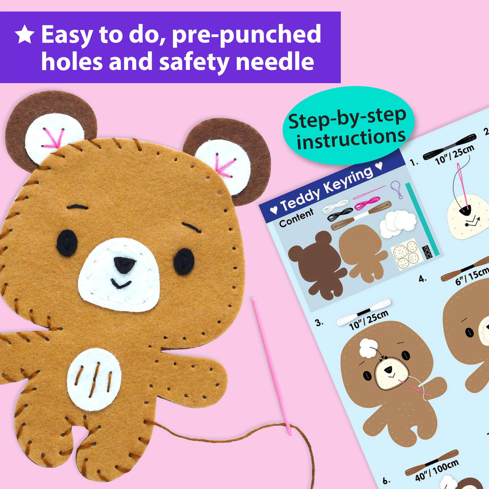 KRAFUN pre-cut fabric pieces simplify no-mess sewing projects