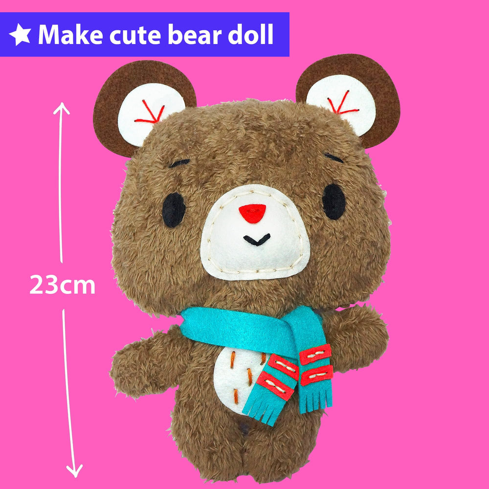 KRAFUN pre-punched holes and shapes simplify kid-friendly stitching.