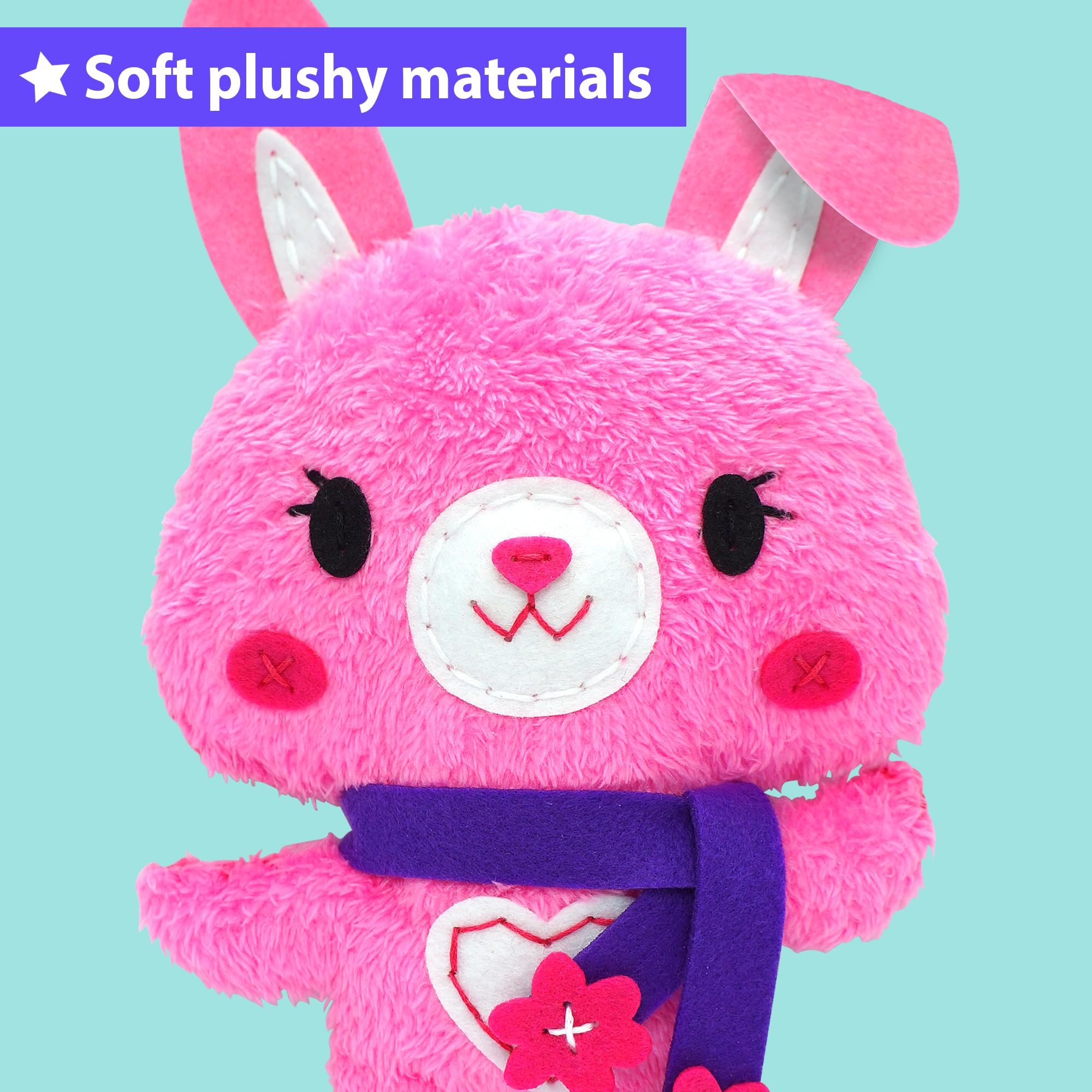 KRAFUN no-mess crafting setup with pre-punched holes for clean sewing